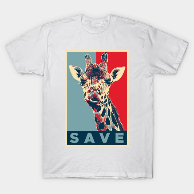 Save The Giraffes T-Shirt by dan89